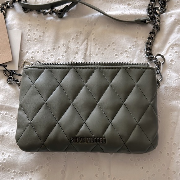 Steve Madden Gray Crossbody NWT - Picture 2 of 10